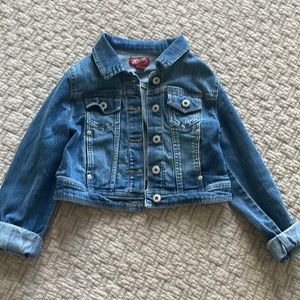 Girls denim jean jacket-size 10/12